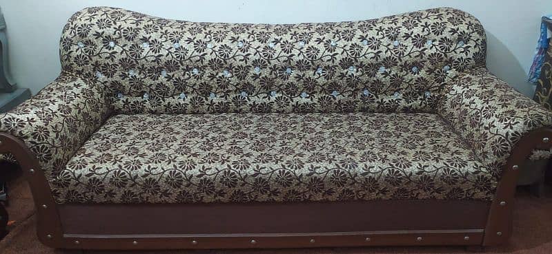 Wooden Sofa set 3,1,1 1