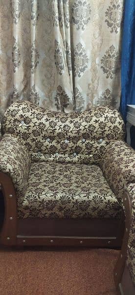 Wooden Sofa set 3,1,1 2