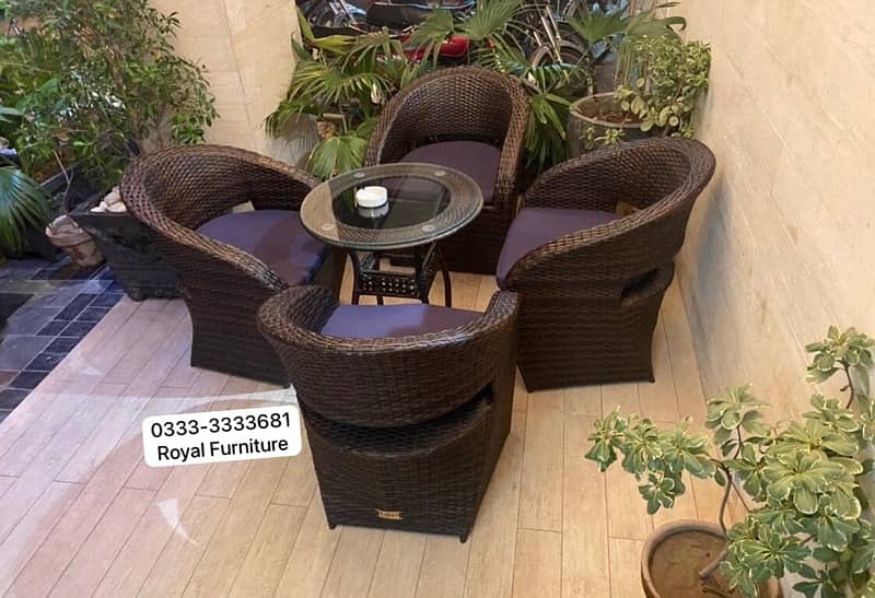 Rattan Dining Chairs Outdoor Furniture 3