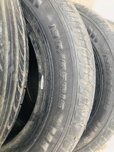 4 china tyres size 195/65/15 1