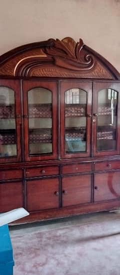 wooden Showcase and dressing table for sale in Rawalpindi
