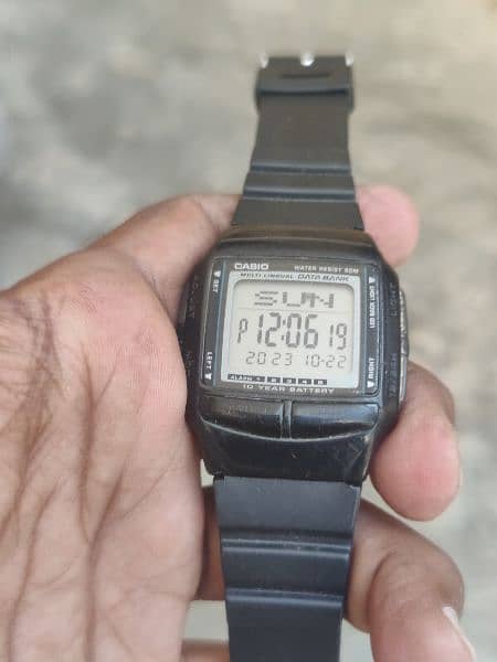 Casio Data Bank Multi Language Illuminator watch for sale 0