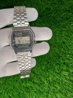 stainless steel watch