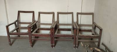 4 wooden chairs for sale