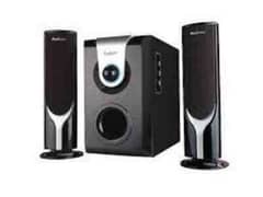 Audionic AD-7000 2.1 Channel Speaker (Dual Powered)