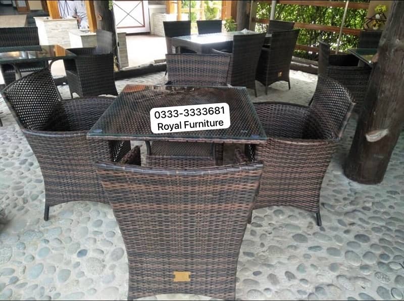 Rattan Furniture/Outdoor Dining/Cafe chairs 6