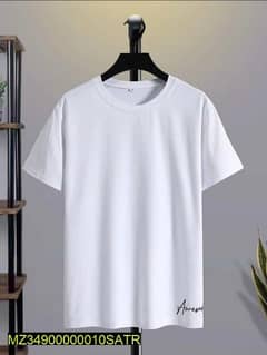 1 pc polyester plain T-Shirt
