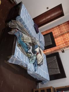 Two Single Wood Bed for Sale