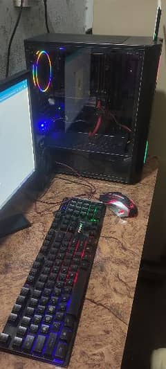 Asus RGB gaming case with full setup (ONLY PC) only Whatsapp