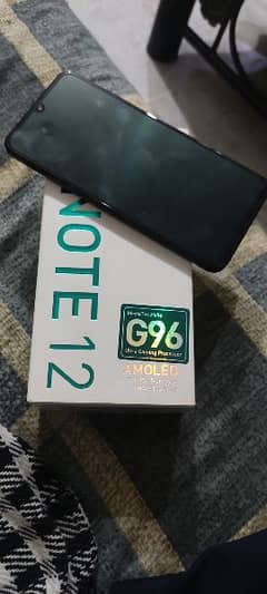 Infinix note 12 G96 with only original box