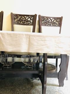 dinning table 6 seater set