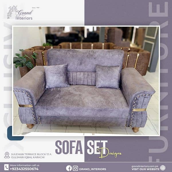 Sofa sets sofa collection sofa cum bed designer Grand interiors 3