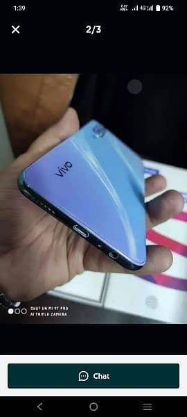 Vivo S1 mobile brand new condition light blue colour  total genuine 1