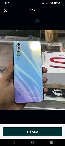 Vivo S1 mobile brand new condition light blue colour  total genuine 2