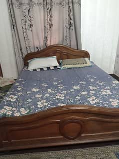 Wooden Bed | Akhrot Wood Bed | Only Bed