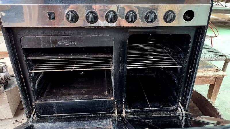 5 Burner + Oven + Electric Grill complete stove 1