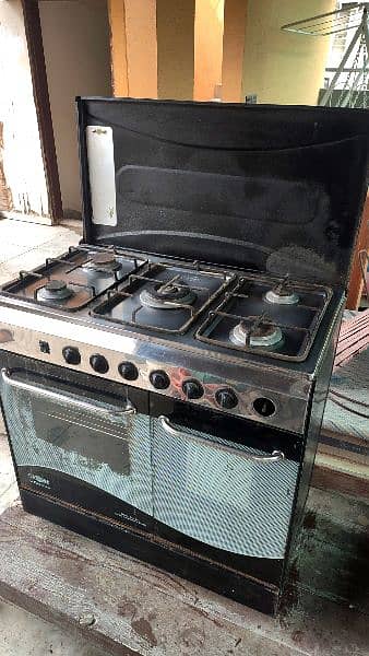 5 Burner + Oven + Electric Grill complete stove 3