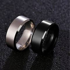 Pack of 2 Titanium Rings