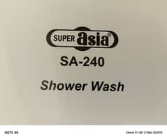 Super Asia - Washing Machine (SA-240) Shower Wash Double Body