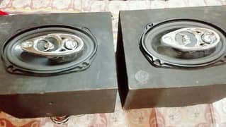 Car Speaker 6X9 Box Lassani Wood For Hiroof, Hiaxe