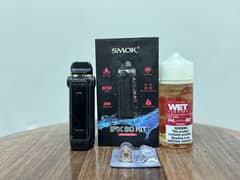 Smok IPX 80 device (Free 100ml Flavour & Free extra c0il)