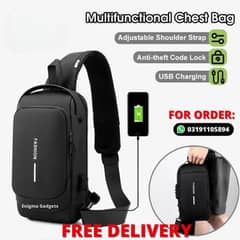 Multifunctional Chest Bag Crossbody