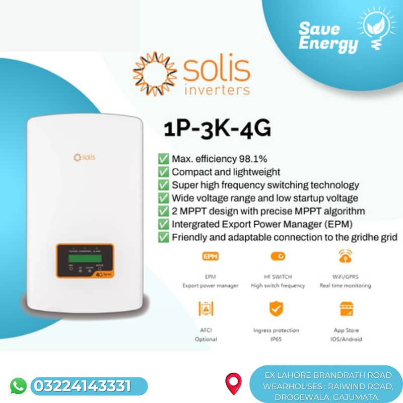 SOLIS Solar Inverter | 6kw | | 8kw | | 10kw | | 15kw | 20kw 0