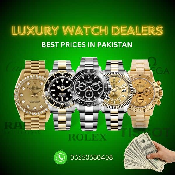 Used Rolex In Pakistan Rado Omega Cartier movado Rolex Gold old new. 4