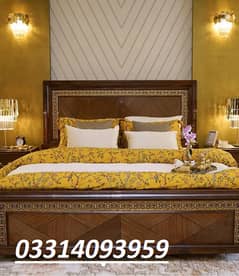 Bed set , Modern Designer Bed set , side tables & Dressing table