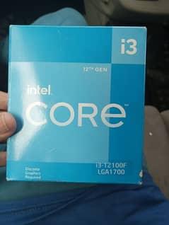 i3 12100f (i3 12th gen) processor open box, new condition