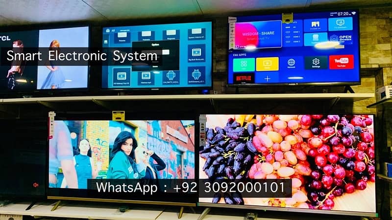 New 55 Inch Smart Android Wifi Led Tv At All Branches 0