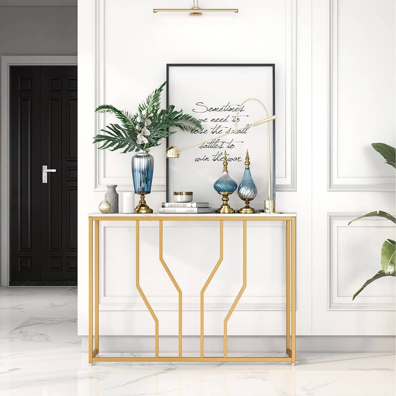 Console Table End Table Luxury Design For Hallway & Entryway 12