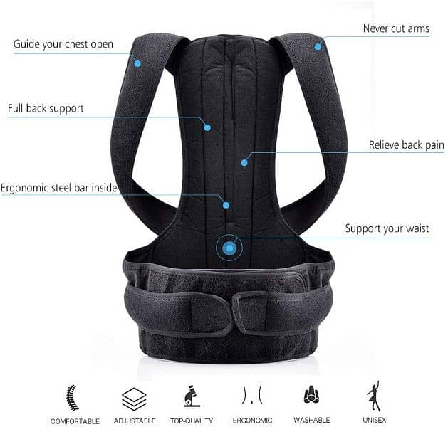 Back Pain Posture Correction Bel Neck Pain Relief and Back Pain Belt 2