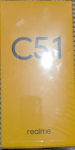 Real me C 51 4+4/64 7 months warranty/original charger aur box  bii ha