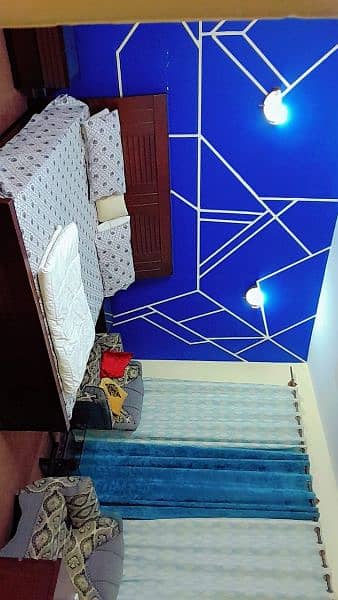 Per day 2 bed furnished flat for rent F-11 For couples family 2