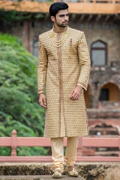 Manyavar Branded Sherwani | Men Wedding Dress| Groom Sherwani|