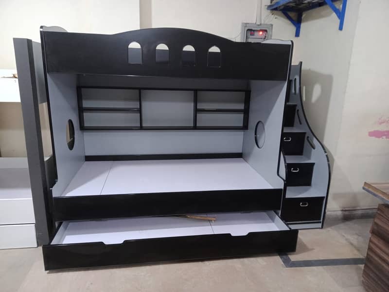 Bunk bed | Kid wooden bunker bed |Double bed | Triple bed 03234921584 8