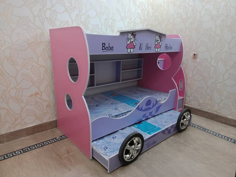 Bunk bed | Kid wooden bunker bed |Double bed | Triple bed 03234921584 9