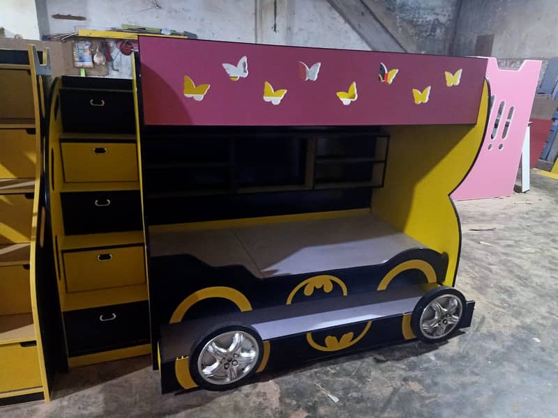 Bunk bed | Kid wooden bunker bed |Double bed | Triple bed 03234921584 16