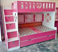 Bunk bed | Kid wooden bunker bed | Double bed | Triple bed 03234921584