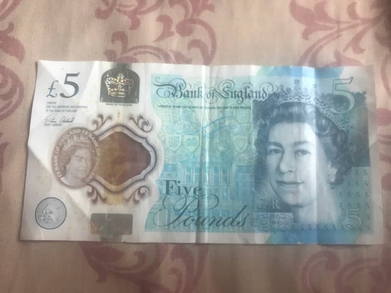 5 pound note for sale 0