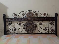 iron bed and mattress