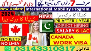 Jobs For male And female / Company Visa / Jobs In Canada