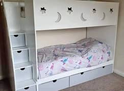 Bunk bed | Kid wooden bunker bed | Baby bed | Double bed | Triple bed