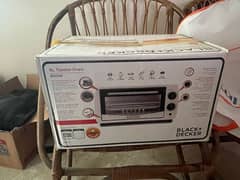 black and decker toaster oven 9L 800W