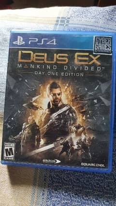 Deus Ex Mankind Divided | Ps4 game cd