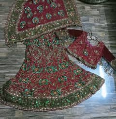 bridal/party wear full heavy loaded sharara (mermaid style)