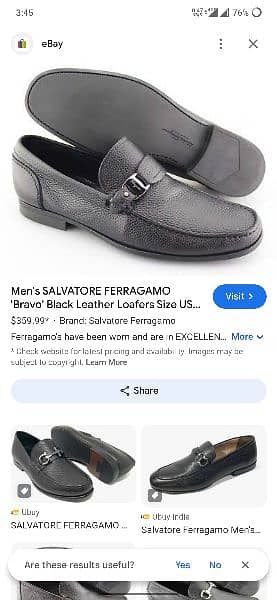 Original Salvatore Ferragamo bravo black leather loafers for sale 6