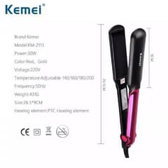 Hair straightener curling iron.