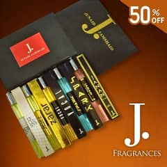 J. long lasting perfumes 35ml -Pack of 5